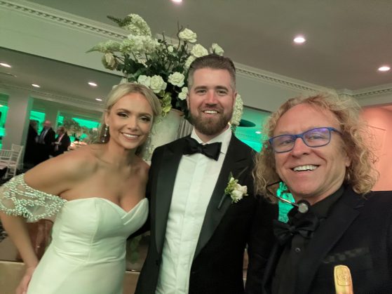 MattyB DJing a wedding reception in Southwest Florida